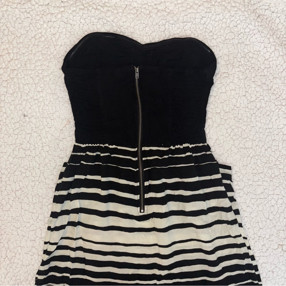 Xhilaration Black and White Strapless Dress - Picture 2 of 10